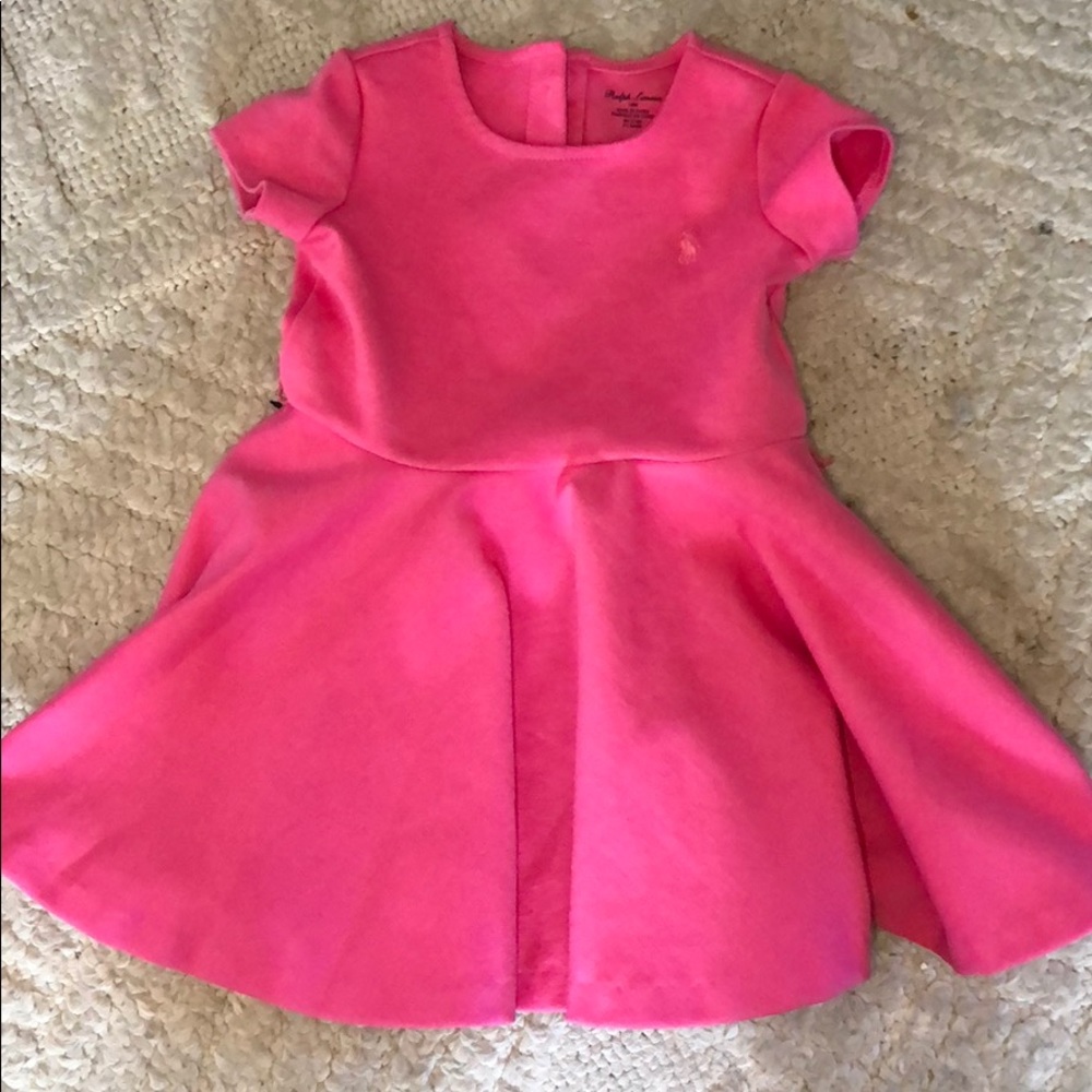 Beautiful Pink Ralph Lauren Dress Size 18 months